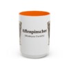 15oz Affenpinscher Latin Mug, Affenpinscher, Vintage Dog Coffee Mug, Dog Lover Gift