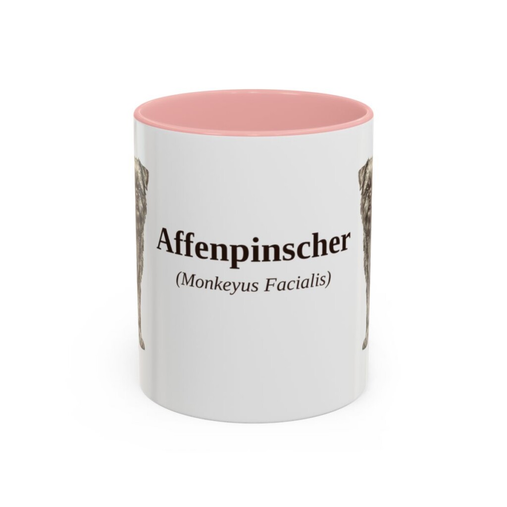 11oz Affenpinscher Latin Mug, Affenpinscher, Vintage Dog Coffee Mug, Dog Lover Gift