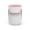 15oz Affenpinscher Latin Mug, Affenpinscher, Vintage Dog Coffee Mug, Dog Lover Gift