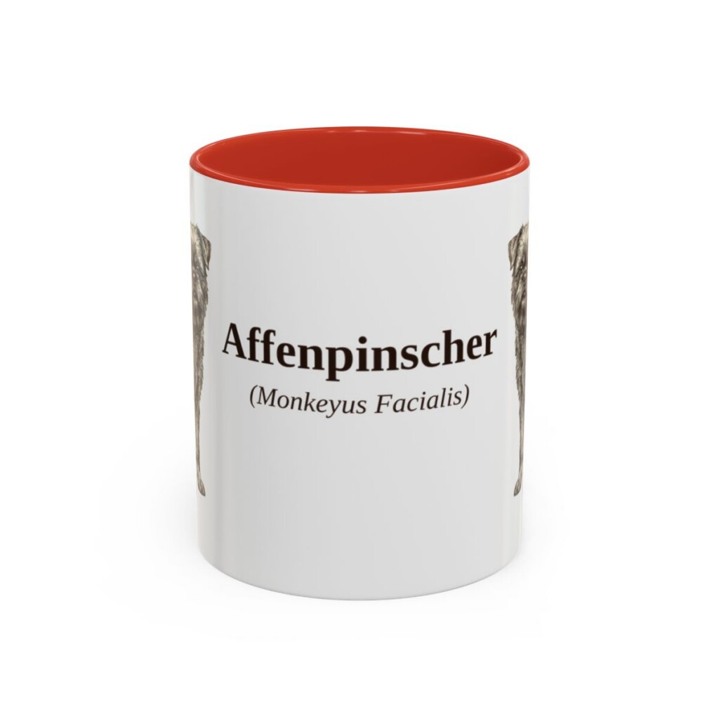 11oz Affenpinscher Latin Mug, Affenpinscher, Vintage Dog Coffee Mug, Dog Lover Gift