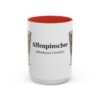 15oz Affenpinscher Latin Mug, Affenpinscher, Vintage Dog Coffee Mug, Dog Lover Gift