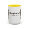 15oz Affenpinscher Latin Mug, Affenpinscher, Vintage Dog Coffee Mug, Dog Lover Gift