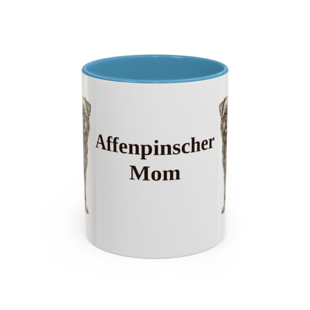 11oz Affenpinscher Dog Mom Mug, Vintage Sketch Coffee Mug, Dog Mom Gift