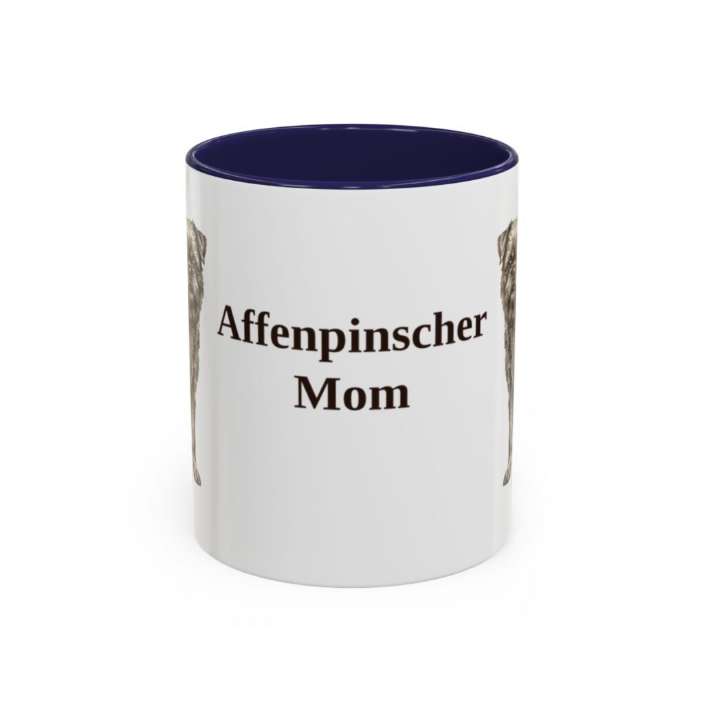 11oz Affenpinscher Dog Mom Mug, Vintage Sketch Coffee Mug, Dog Mom Gift