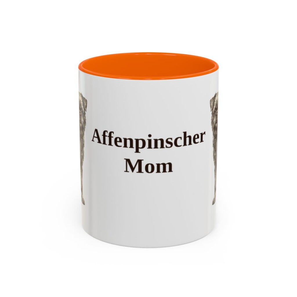 11oz Affenpinscher Dog Mom Mug, Vintage Sketch Coffee Mug, Dog Mom Gift