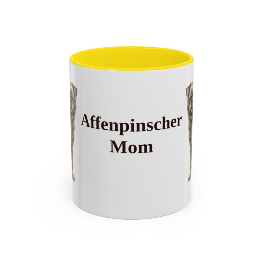 11oz Affenpinscher Dog Mom Mug, Vintage Sketch Coffee Mug, Dog Mom Gift
