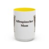affenpinscher-mug-mom-yellow-3 15oz Affenpinscher Dog Mom Mug, Vintage Sketch Coffee Mug, Dog Mom Gift