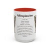 affenpinscher-mug-writeup-red-1 15oz Affenpinscher Mug, Illustrated Dog Breed Facts Coffee Mug, Vintage Dog Keepsake Gift