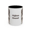 11oz Afghan Hound Mug, Vintage Dog Portrait Coffee Mug, Dog Lover Gift