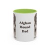 11oz Afghan Hound Dog Dad Mug, Vintage Sketch Coffee Mug, Dog Dad Gift