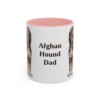 11oz Afghan Hound Dog Dad Mug, Vintage Sketch Coffee Mug, Dog Dad Gift
