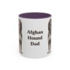11oz Afghan Hound Dog Dad Mug, Vintage Sketch Coffee Mug, Dog Dad Gift