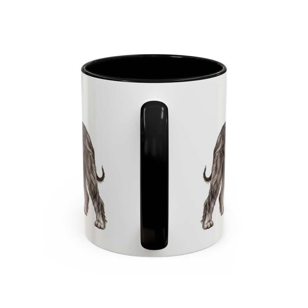 11oz Funny Afghan Hound Mug, Fabulous Hair, Don't Care, Vintage Dog Coffee Mug, Dog Lover Gift
