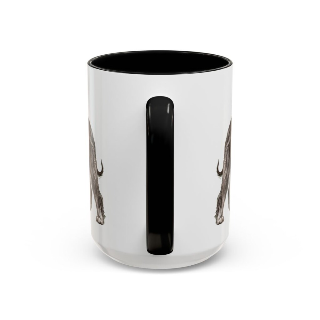 15oz Funny Afghan Hound Mug, Fabulous Hair, Don't Care, Vintage Dog Coffee Mug, Dog Lover Gift