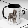 15oz Funny Afghan Hound Mug, Fabulous Hair, Don't Care, Vintage Dog Coffee Mug, Dog Lover Gift