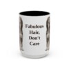15oz Funny Afghan Hound Mug, Fabulous Hair, Don't Care, Vintage Dog Coffee Mug, Dog Lover Gift