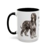 15oz Funny Afghan Hound Mug, Fabulous Hair, Don't Care, Vintage Dog Coffee Mug, Dog Lover Gift