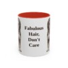 11oz Funny Afghan Hound Mug, Fabulous Hair, Don't Care, Vintage Dog Coffee Mug, Dog Lover Gift