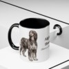 11oz Afghan Hound Latin Mug, Afghan Hound, Vintage Dog Coffee Mug, Dog Lover Gift