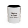 11oz Afghan Hound Latin Mug, Afghan Hound, Vintage Dog Coffee Mug, Dog Lover Gift