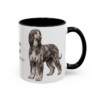 11oz Afghan Hound Latin Mug, Afghan Hound, Vintage Dog Coffee Mug, Dog Lover Gift