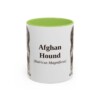 11oz Afghan Hound Latin Mug, Afghan Hound, Vintage Dog Coffee Mug, Dog Lover Gift