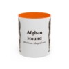 11oz Afghan Hound Latin Mug, Afghan Hound, Vintage Dog Coffee Mug, Dog Lover Gift