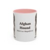 11oz Afghan Hound Latin Mug, Afghan Hound, Vintage Dog Coffee Mug, Dog Lover Gift