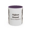 11oz Afghan Hound Latin Mug, Afghan Hound, Vintage Dog Coffee Mug, Dog Lover Gift