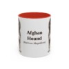 11oz Afghan Hound Latin Mug, Afghan Hound, Vintage Dog Coffee Mug, Dog Lover Gift