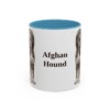 11oz Afghan Hound Mug, Vintage Dog Portrait Coffee Mug, Dog Lover Gift