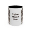 11oz Afghan Hound Dog Mom Mug, Vintage Sketch Coffee Mug, Dog Mom Gift