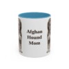 11oz Afghan Hound Dog Mom Mug, Vintage Sketch Coffee Mug, Dog Mom Gift