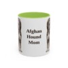11oz Afghan Hound Dog Mom Mug, Vintage Sketch Coffee Mug, Dog Mom Gift