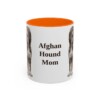 11oz Afghan Hound Dog Mom Mug, Vintage Sketch Coffee Mug, Dog Mom Gift