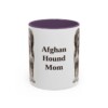 11oz Afghan Hound Dog Mom Mug, Vintage Sketch Coffee Mug, Dog Mom Gift