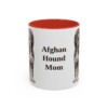 11oz Afghan Hound Dog Mom Mug, Vintage Sketch Coffee Mug, Dog Mom Gift