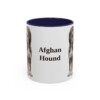 11oz Afghan Hound Mug, Vintage Dog Portrait Coffee Mug, Dog Lover Gift