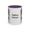 11oz Afghan Hound Mug, Vintage Dog Portrait Coffee Mug, Dog Lover Gift