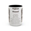afghan-hound-mug-writeup-black-front-3 15oz Afghan Hound Mug, Illustrated Dog Breed Facts Coffee Mug, Vintage Dog Keepsake Gift