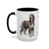 afghan-hound-mug-writeup-black-left-3 15oz Afghan Hound Mug, Illustrated Dog Breed Facts Coffee Mug, Vintage Dog Keepsake Gift