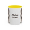 11oz Afghan Hound Mug, Vintage Dog Portrait Coffee Mug, Dog Lover Gift