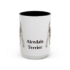 15oz Airedale Terrier Mug, Vintage Dog Portrait Coffee Mug, Dog Lover Gift