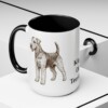 airedale-terrier-mug-humor-black-context-2-3 15oz Funny Airedale Terrier Mug, King Of Terriers, Vintage Dog Coffee Mug, Dog Lover Gift