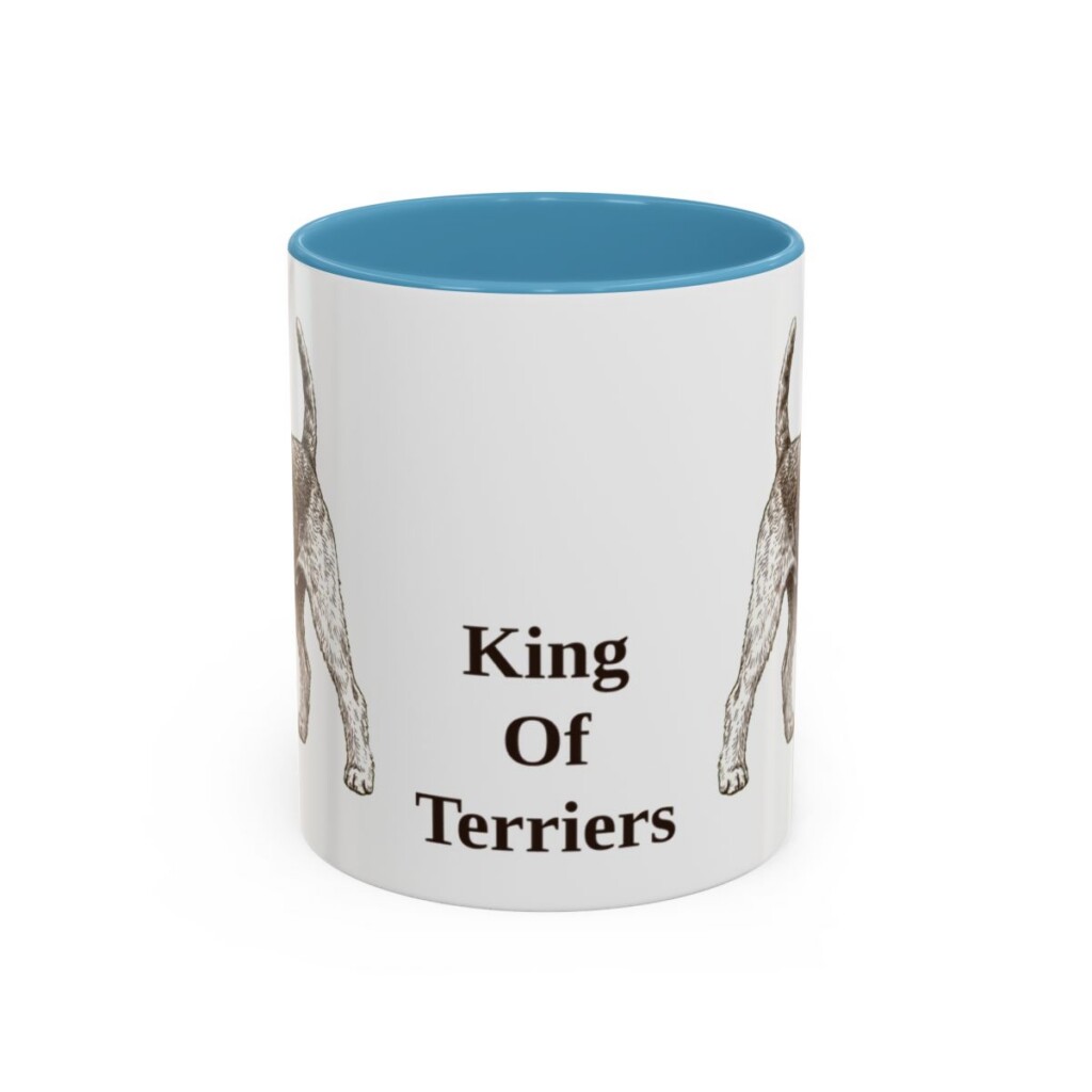 11oz Funny Airedale Terrier Mug, King Of Terriers, Vintage Dog Coffee Mug, Dog Lover Gift
