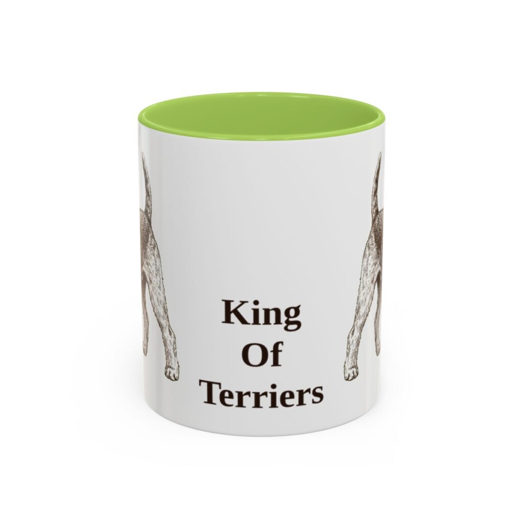 11oz Funny Airedale Terrier Mug, King Of Terriers, Vintage Dog Coffee Mug, Dog Lover Gift