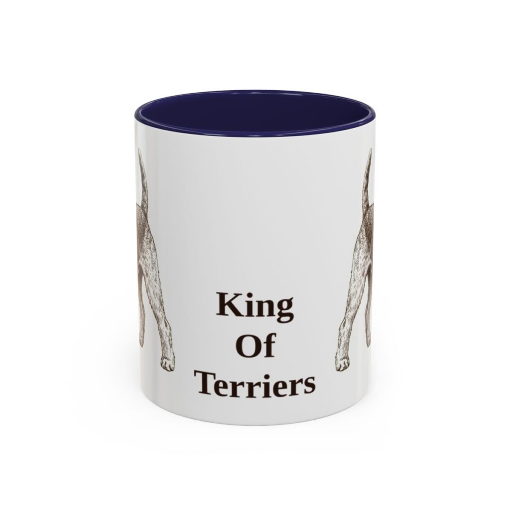 11oz Funny Airedale Terrier Mug, King Of Terriers, Vintage Dog Coffee Mug, Dog Lover Gift
