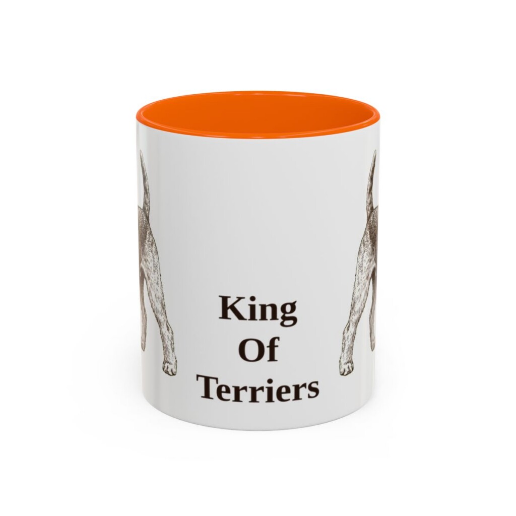 11oz Funny Airedale Terrier Mug, King Of Terriers, Vintage Dog Coffee Mug, Dog Lover Gift