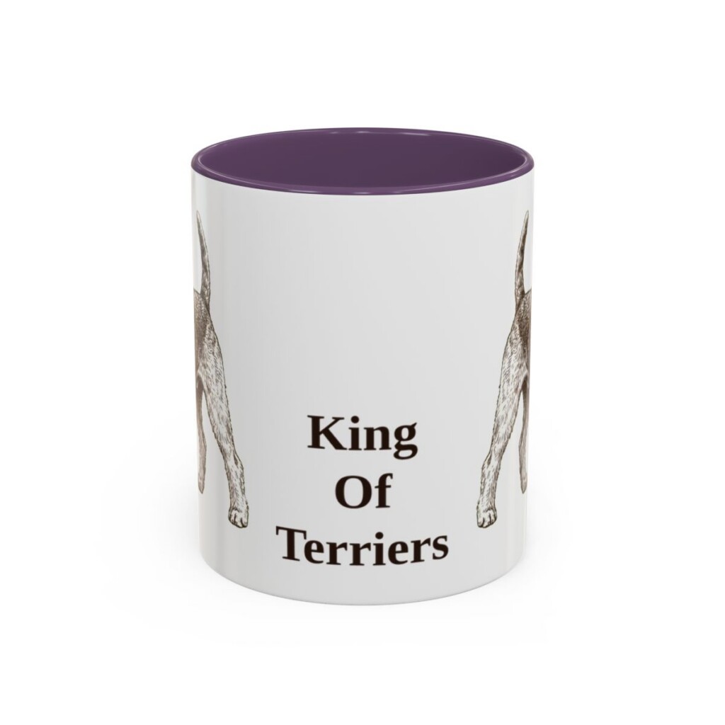 11oz Funny Airedale Terrier Mug, King Of Terriers, Vintage Dog Coffee Mug, Dog Lover Gift