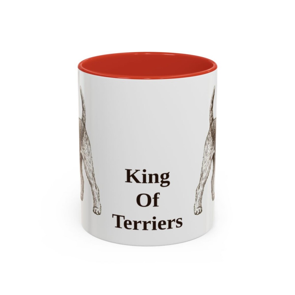 11oz Funny Airedale Terrier Mug, King Of Terriers, Vintage Dog Coffee Mug, Dog Lover Gift